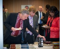 from left to right: Brendan O\'Brien- Crest ComSean Dwan Speak for Success International, Lela Alen Gebreyohannes- Ambassador of Ethiopia,