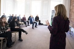 30/11/2023Kathleen O’Regan, Enterprise Ireland pictured at Navigating the Changing Sustainability Reporting Landscape 3 – Nov 2023 which took place at Limerick Chamber Skillnet, 96 O’Connell St, Limerick.Pic: Don Moloney
