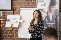 30/11/2023
Ciara Egan, Antaris pictured at Navigating the Changing Sustainability Reporting Landscape 3 – Nov 2023 which took place at Limerick Chamber Skillnet, 96 O’Connell St, Limerick.
Pic: Don Moloney