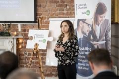 30/11/2023
Ciara Egan, Antaris pictured at Navigating the Changing Sustainability Reporting Landscape 3 – Nov 2023 which took place at Limerick Chamber Skillnet, 96 O’Connell St, Limerick.
Pic: Don Moloney