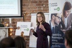 30/11/2023
Kathleen O’Regan, Enterprise Ireland pictured at Navigating the Changing Sustainability Reporting Landscape 3 – Nov 2023 which took place at Limerick Chamber Skillnet, 96 O’Connell St, Limerick.
Pic: Don Moloney
