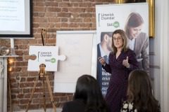 30/11/2023
Kathleen O’Regan, Enterprise Ireland pictured at Navigating the Changing Sustainability Reporting Landscape 3 – Nov 2023 which took place at Limerick Chamber Skillnet, 96 O’Connell St, Limerick.
Pic: Don Moloney