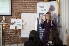 30/11/2023
Kathleen O’Regan, Enterprise Ireland pictured at Navigating the Changing Sustainability Reporting Landscape 3 – Nov 2023 which took place at Limerick Chamber Skillnet, 96 O’Connell St, Limerick.
Pic: Don Moloney
