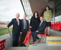 From left to right: Colm OâShea, Head Of Business Centre, Ulster Bank(Sponsor), Brian Shanley, - Ulster BankDr. James Ring CEO Limerick Chamber, Catherine Duffy - President Limerick Chamber, Josephine Feehily - Guest Speaker/ Chairperson of Policing Authority,