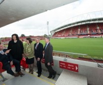 From left to right: Dr. James Ring CEO Limerick Chamber, Catherine Duffy - President Limerick Chamber, Josephine Feehily - Guest Speaker/ Chairperson of Policing Authority, Colm OâShea, Head Of Business Centre, Ulster Bank(Sponsor), Brian Shanley, - Ulster Bank