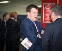 Networking at Autumn business lunch at Thomond Park