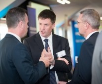 Networking at Autumn business lunch at Thomond Park