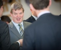 Networking at Autumn business lunch at Thomond Park