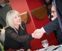 Networking at Autumn business lunch at Thomond Park