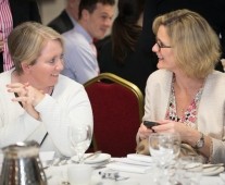Networking at Autumn business lunch at Thomond Park