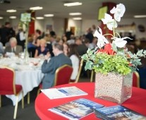 Networking at Autumn business lunch at Thomond Park