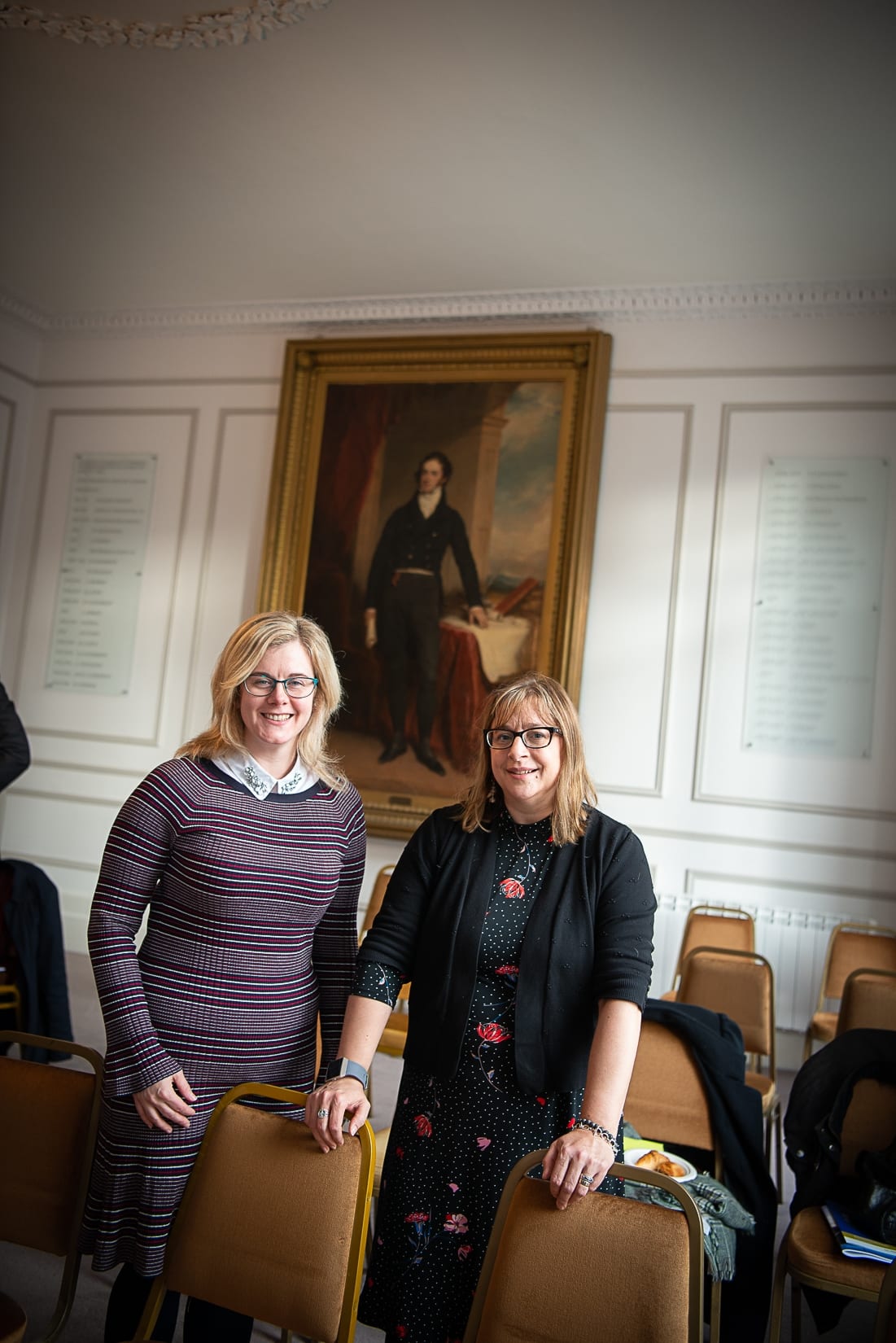 No repro fee-Aviation Impact Report Members Briefing which was held in the Limerick Chamber Boardroom on Tuesday 05th November  - From Left to Right: Noreen O’Malley and Deborah Tudge both from UL Conference and Events. Photo credit Shauna Kennedy