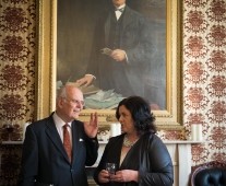 Cian O\'Carroll & Catherine Duffy at the launch of Limerick\'s Merchants, Traders & Shakers