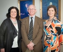 Catherine Duffy, Dr Matthew Potter and Dr Órlaith Borthwick at the launch of Limerick\'s Merchants, Traders & Shakers