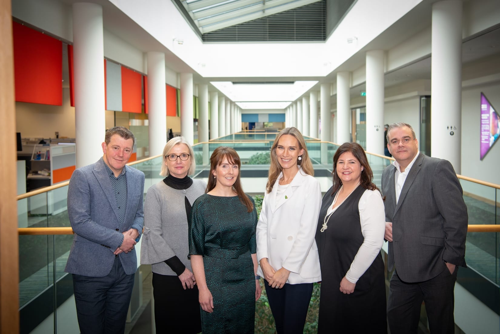 No repro fee- Building your Employer Value Proposition event held in Analog Devices in association with Limerick Chamber on Wednesday 22nd January 2020  - From Left to Right: Graham Burns - CPL, Judy Tighe - Speaker / AIB, Fiona Keogh - Speaker / Analog Devices International, Dee Ryan - CEO Limerick Chamber, Jemma Carty - Speaker / DELL Technologies, Noel Gavin - Speaker / Northern Trust. 
Photo credit Shauna Kennedy