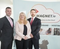 from left to right: Dr. James Ring- CEO Limerick Chamber, Mark Kellett - Magnet, Guest Speaker & Sponsor, Louise McKeown - Magnet;