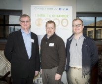 from left to right: Stephen Pitcher - Shadow Play, Kevin Locke - University of Limerick, Daniel Maher- AQS Environment Solutions