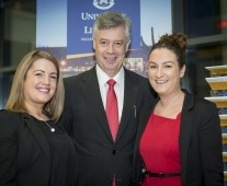 from left to right: Natasha Darcy - Morgan McKinley, Dr Philip O\'Regan, Dean of The Kemmy Business School, Aoife O\'Keffee - La Creme Recruitment