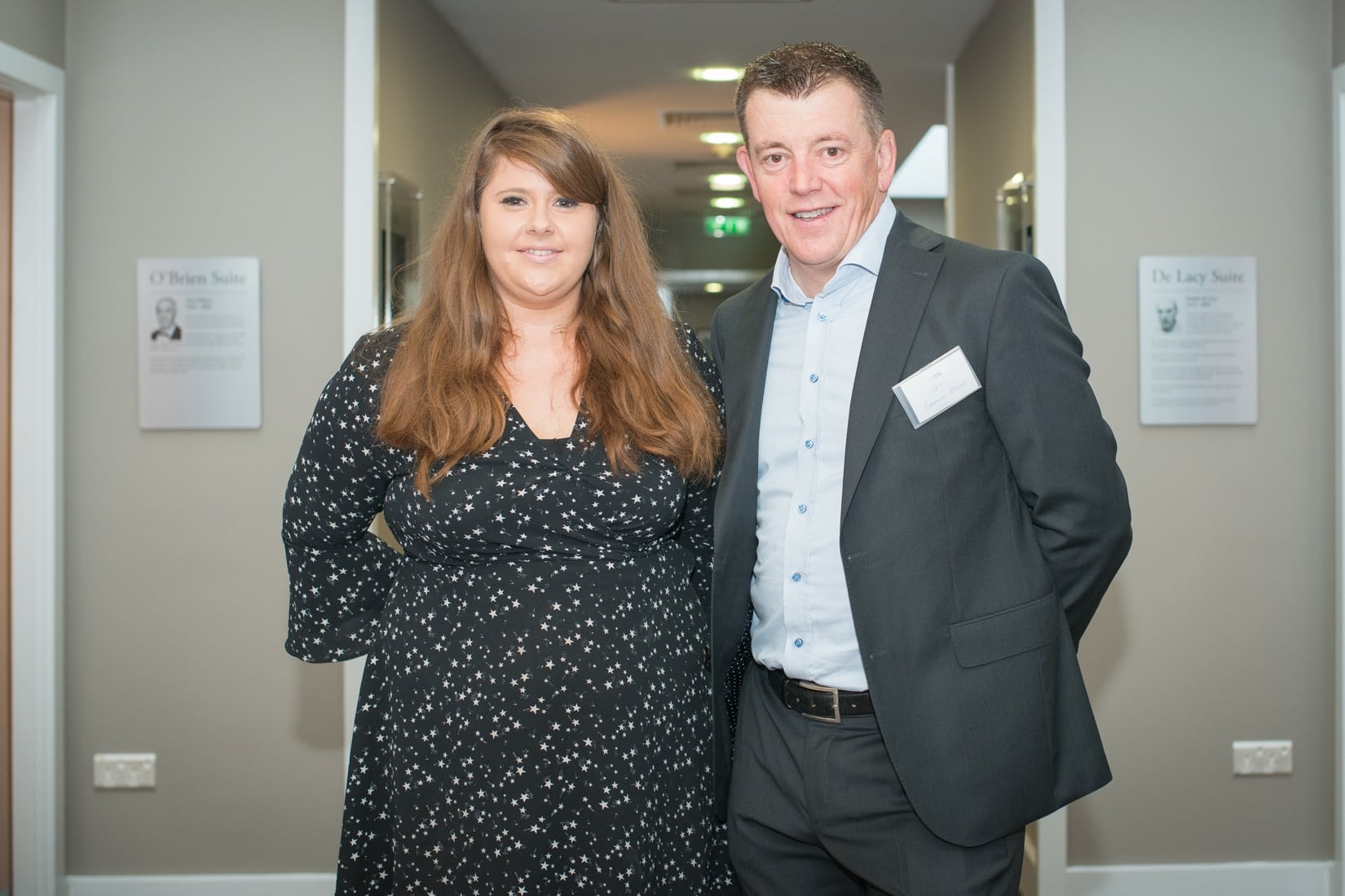 No repro fee-Business Excellence Seminar: Wealth Management. Event sponsored by AIB- 11-09-2018, From Left to Right: Caoimhe Moloney - Limerick Chamber, Graham Burns - CPL. 
Photo credit Shauna Kennedy
