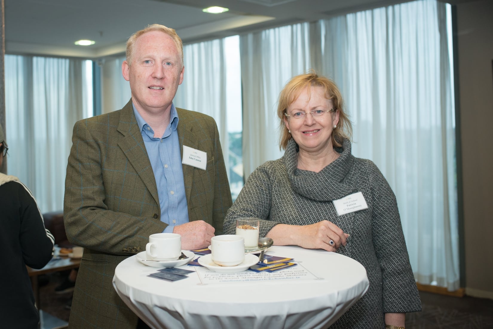 No repro fee-Business Excellence Seminar: Wealth Management. Event sponsored by AIB- 11-09-2018, From Left to Right: John Cannon - Glenstal Abbey, Patricia O'Shaughnessy - BOI 
Photo credit Shauna Kennedy
