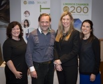 from left to right: Rachel Joyce - Limerick Chamber Skillnet Event Sponsor, Patrick Mercie - Forward2Success, Maura McMahon - Limerick Chamber, Anne Morris - Limerick Chamber Skillnet Event Sponsor