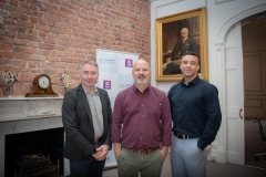 Members Mingle held in the Chamber Boardroom on the 5th December 2024. from left to right:Ronan Skehill - trustMinders, Andy O’Gorman - Radiance Consultancy, Mikey Maher - Staffline