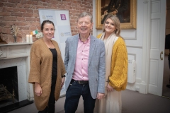 Members Mingle held in the Chamber Boardroom on the 5th December 2024. from left to right: Dee Haugh - Haugh Travel Consultant, Sean Dwan - Speak for Success International. Leanne Ryan - Old Quater Pub and Townhouse.