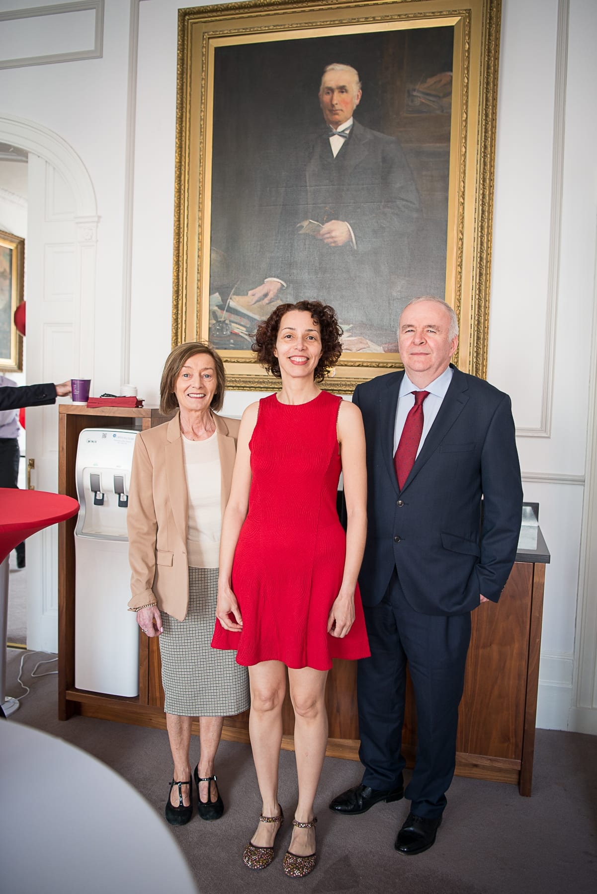 no repro fee- 
From Left to Right:  French Embassy Event which took place on the 18th June in the Limerick Chamber Boardroom:  Mairead O’Sullivan - Saint Gobain, Anissa Bennaifi - UL, Eddie Cooke - Saint Gobain. 
Photo by Morning Star Photography