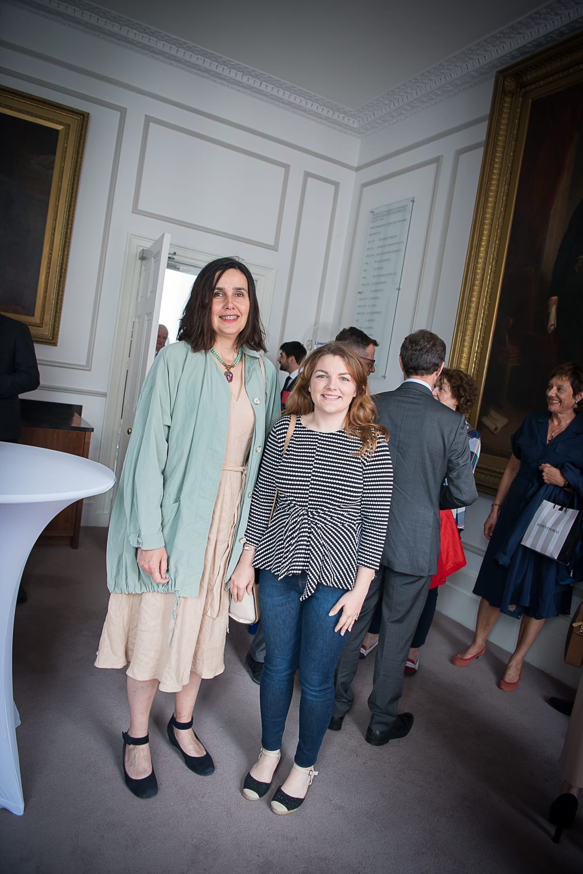 no repro fee- 
From Left to Right:  French Embassy Event which took place on the 18th June in the Limerick Chamber Boardroom:  Rebecca O’Grady - Mary Immaculate College, Sarah Clancy - Mary Immaculate College, 
Photo by Morning Star Photography
