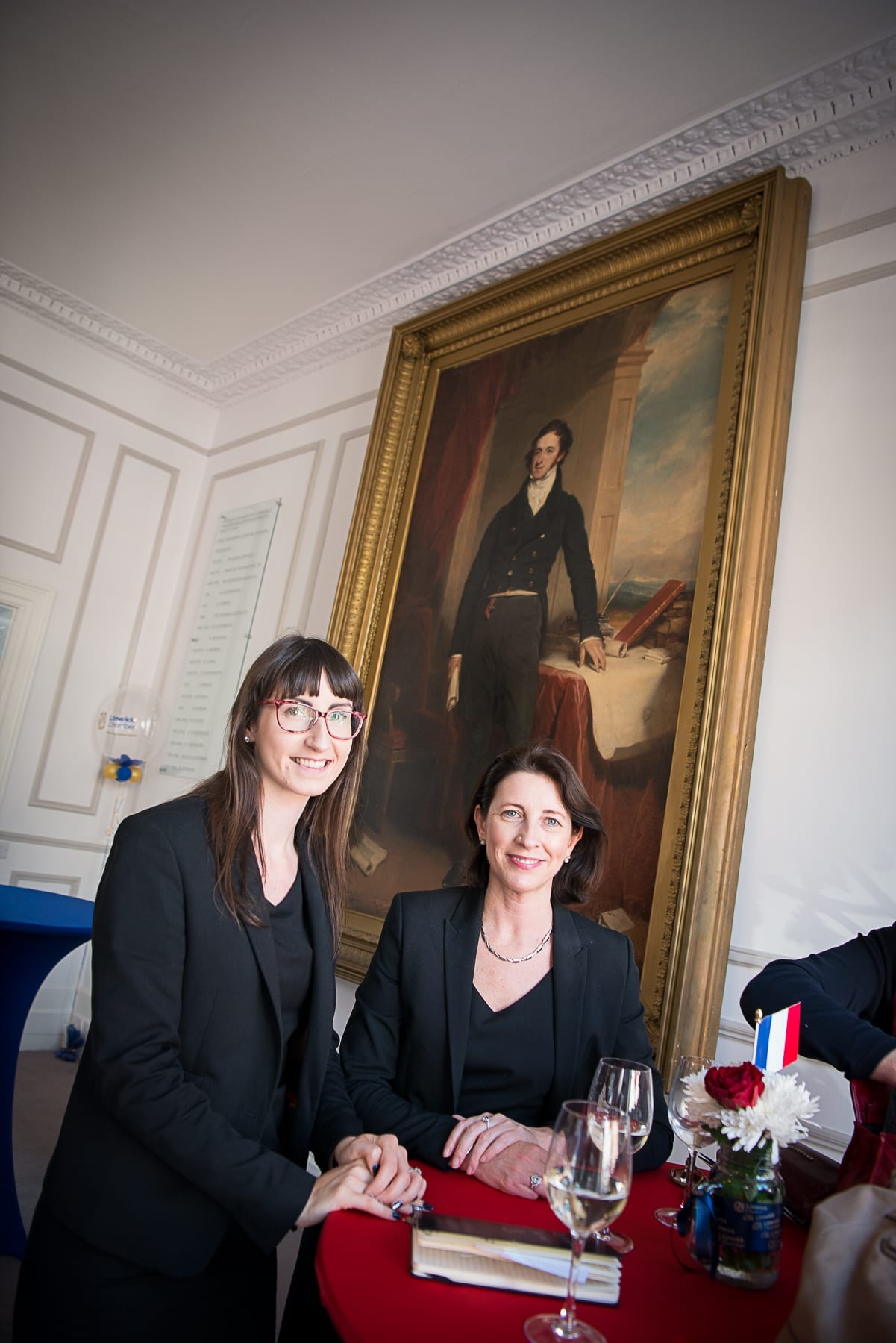 no repro fee- 
From Left to Right:  French Embassy Event which took place on the 18th June in the Limerick Chamber Boardroom:  Carol Walsh and Ruth Vaughan both from The Savoy Hotel. 
Photo by Morning Star Photography