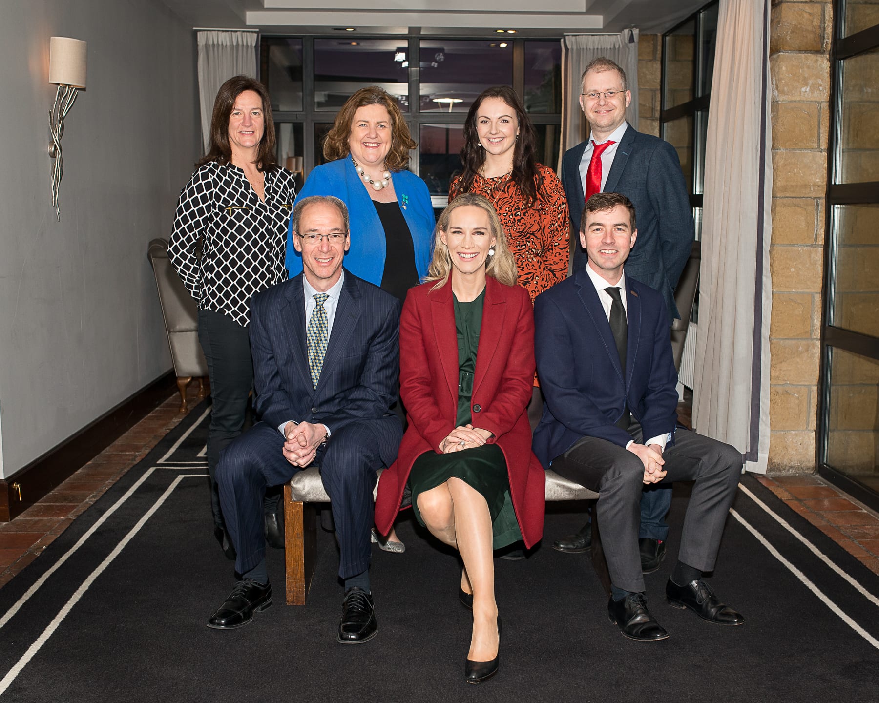 Economic Breakfast Briefing; European and Local Economic Outlook In association with the Limerick Post which took place in the Castletroy Park Hotel on Monday 11th Feb 2019:  From left to right: Back Row: Dr Mary Shire- Limerick Chamber President, Catherine Duffy - General Manager Northern Trust, Dr. Catriona Cahill - Limerick Chamber Economist/ Speaker, Will Ryan- Editor Limerick Post. Front Row: Mr. Carl R. Tannenbaum - Executive Vice President, Chief Economist, Northern Trust / Speaker, Dee Ryan - CEO Limerick Chamber, Prof. Stephen Kinsella - Associate Professor, Kemmy Business School, University of Limerick / SpeakerImages by Morning Star Photography