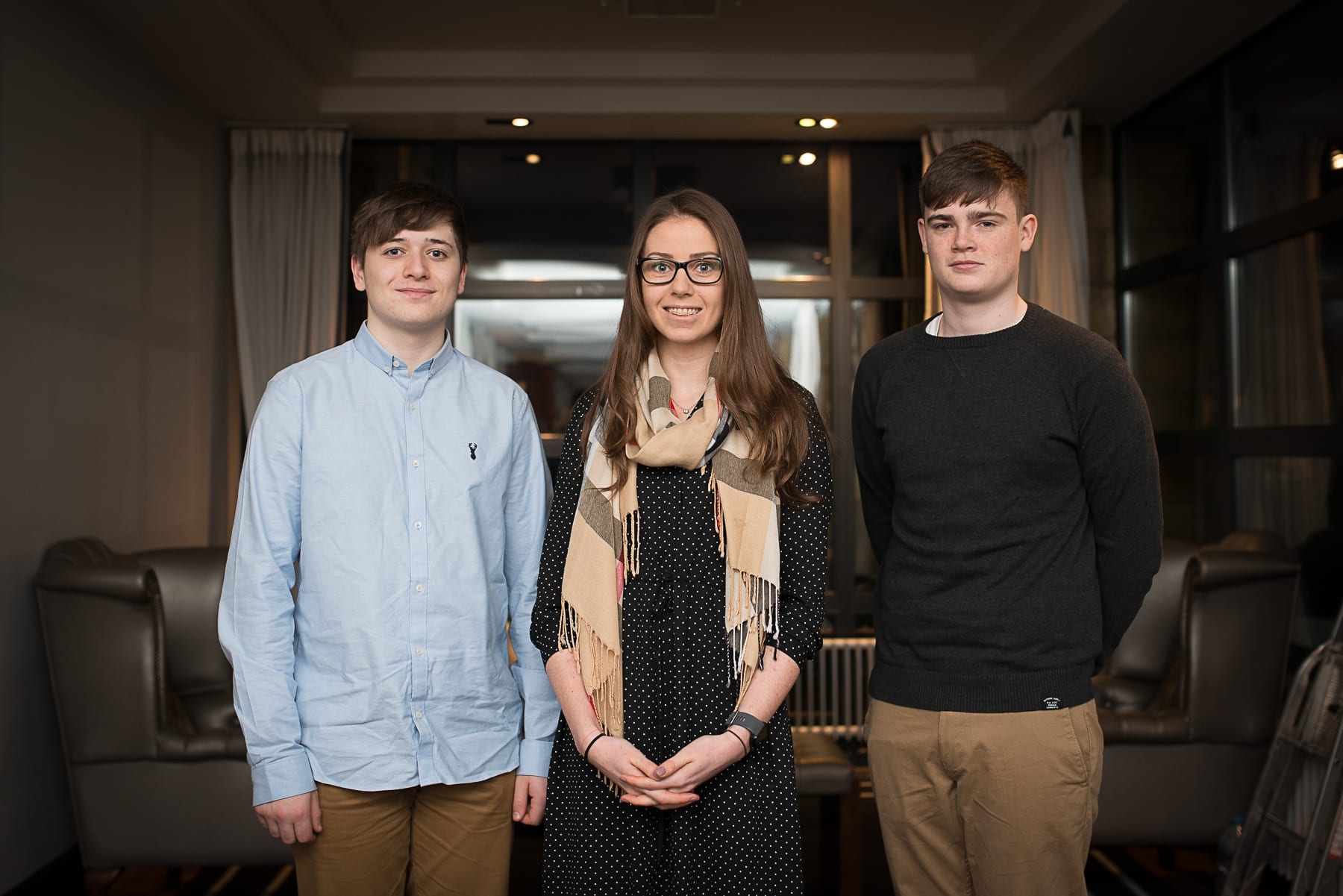 Economic Breakfast Briefing; European and Local Economic Outlook In association with the Limerick Post which took place in the Castletroy Park Hotel on Monday 11th Feb 2019:  From left to right:Peter Dunne, Claire Flynn and Brian Connell all from Northern Trust
 Image by Morning Star Photography