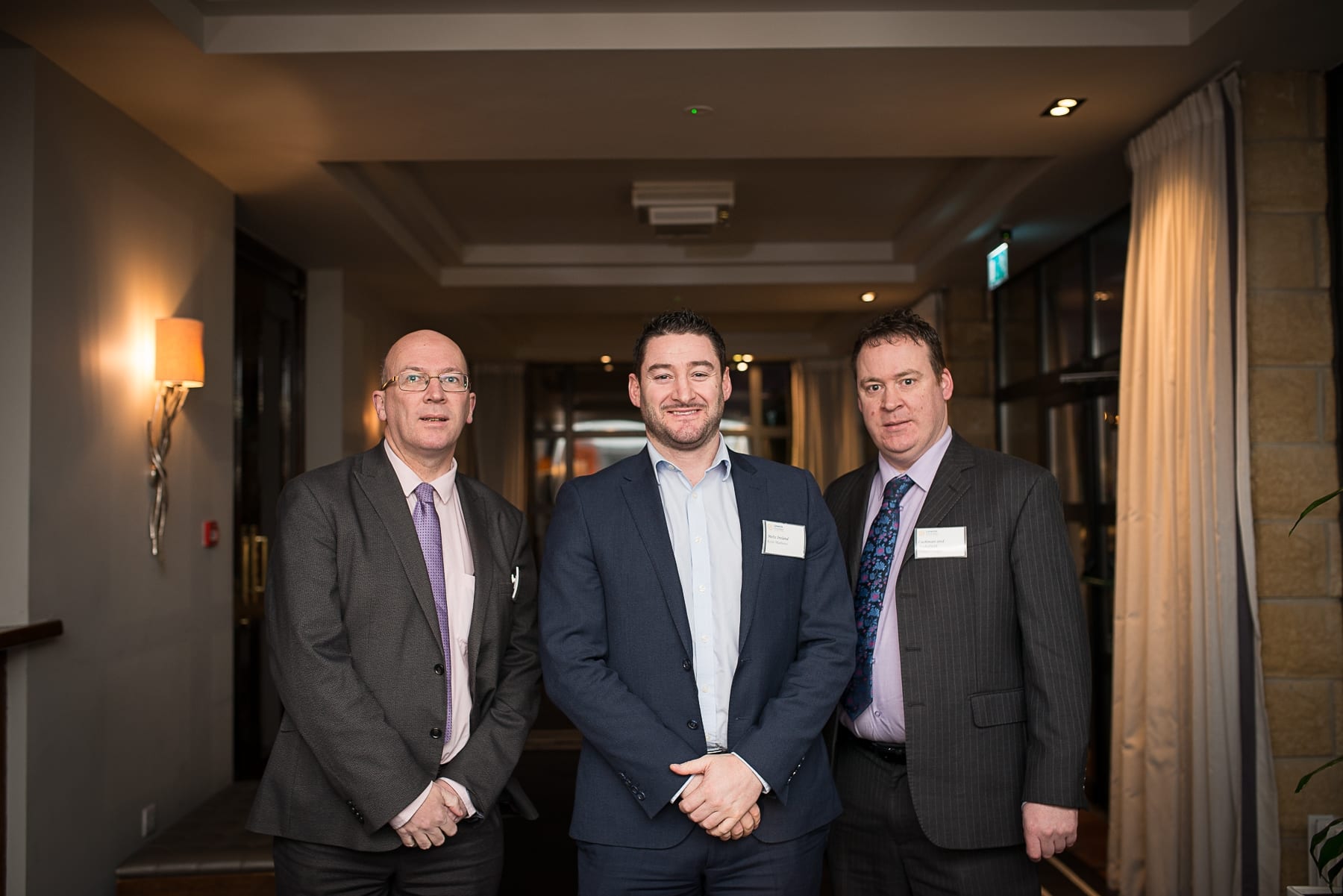 Economic Breakfast Briefing; European and Local Economic Outlook In association with the Limerick Post which took place in the Castletroy Park Hotel on Monday 11th Feb 2019:  From left to right:Alec Morrissey - Limerick Post, Keith Mathews - Metis Ireland, Dermot Hughes - Cushman Wakefield. 
Image by Morning Star Photography