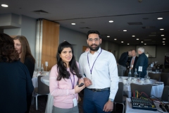 Economic Business Breakfast Event held in the Strand Hotel on the 23rd March from left to right: 
Apoorva Bhatt - Analog Devices, Abhilash Singh - Imperial College London