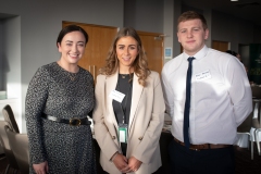 Economic Business Breakfast Event held in the Strand Hotel on the 23rd March from left to right: Aisling Nash - Limerick Chamber, Emma McCormack and Adam Somers both from Northern Trust.