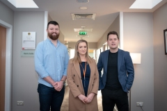 Economic Business Breakfast Event held in the Strand Hotel on the 23rd March from left to right: Jack Foley- Morgan McKinley, Sinead Connolly - Pernament TSB, Mark Rahahan - Morgan McKinley.