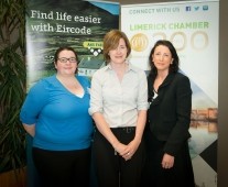 from left to right: Elizabeth Duggan - Limerick Chamber, Sarah Keane - Tara Oil, Ruth Vaughan - The Savoy Hotel.