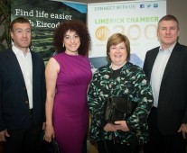 from left to right: Art Kirichenko - MGS UK, Anna Rooney - Business Internationalisation, Janet Harbison - The Irish Harp Centre, John Regan - Ripplecom.