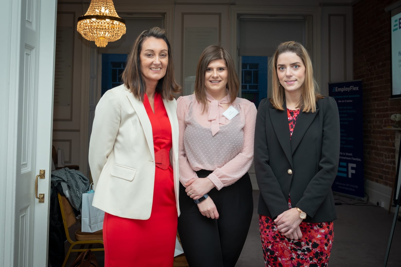 No repro fee-How Flexible Working Can Benefit Your Business in 2020 Event by Empolyflex which was held in Limerick Chamber Boardroom on Wednesday 26th February - From Left to Right: Karen O’Reilly - Employflex  - Speaker / Sponsor, Alicia Feret - Novas, Melissa Lalor - Shannon Group. 
Photo credit Shauna Kennedy