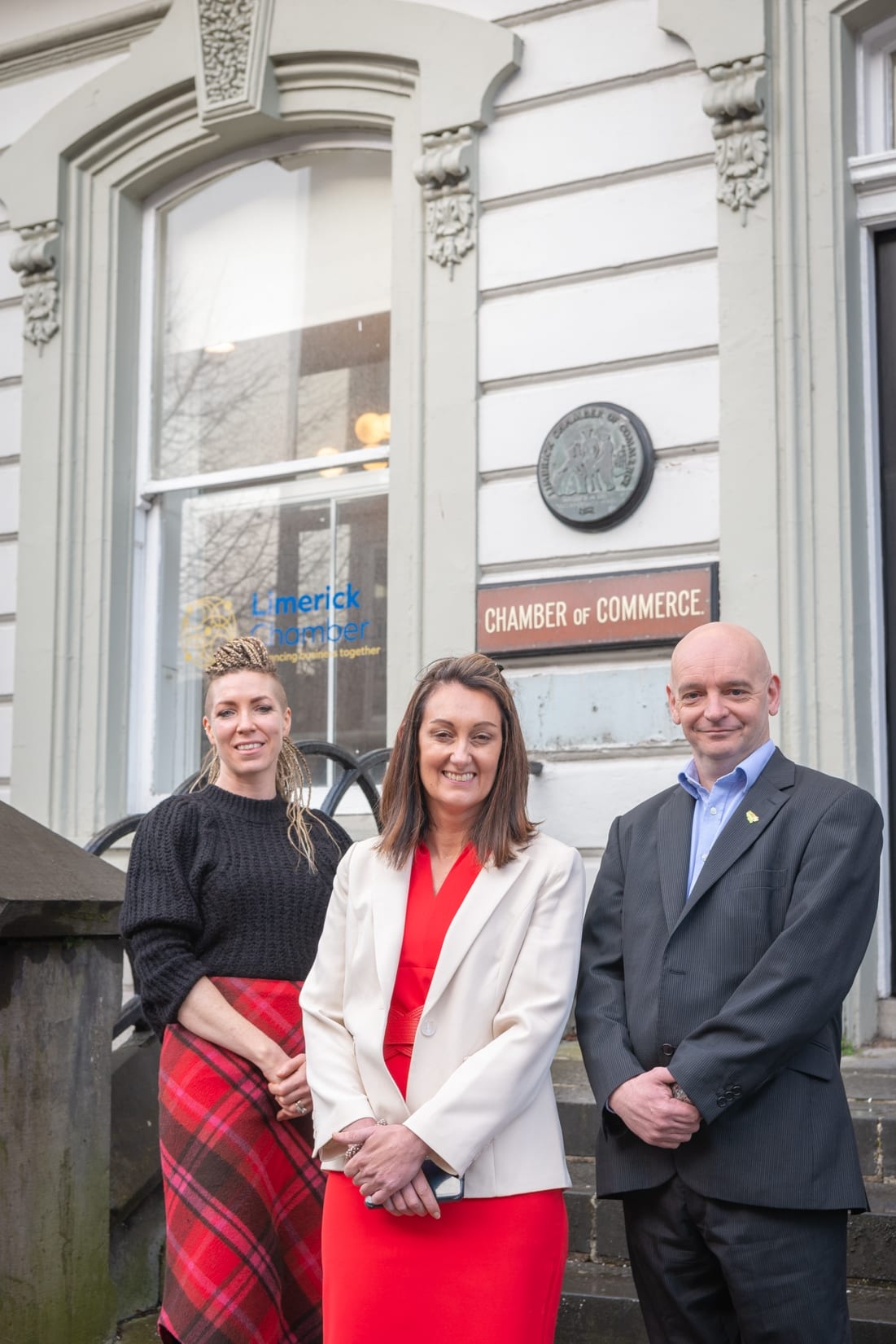 No repro fee-How Flexible Working Can Benefit Your Business in 2020 Event by Empolyflex which was held in Limerick Chamber Boardroom on Wednesday 26th February - From Left to Right: 
Maria Treacy -  MD Reconnect / Speaker, Karen O’Reilly- Employflex Sponsor/ Speaker, Fergus Chawke,
Employflex Sponsor/ Speaker. Photo credit Shauna Kennedy