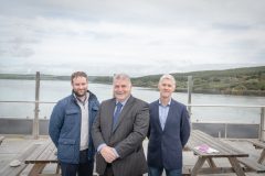 No repro fee  - Foynes Event: Energy on the Estuary Port Opportunities - From left to right: John O’Connor - Greenforce, Sean Healy - AIB, Ed Murnane  - Procad Engineers.
