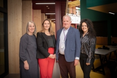 From Left to Right: Lorna Walsh, Gillian Barry, Peadar Carey , Hande Ermis all from TUS.