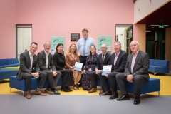 From Left to Right: Dave Lenihan - Speaker,  Seamus Hoyne - TUS/ Sponsor, Alison Hartman - Philip Lee Solicitiors / Compare, Mairead Connolly - Limerick Chamber Vice President, Dr John Cosgrove - TUS / Speaker,  Marian Troy SSE Representative/ Sponsor, Mike Morrisery - Analog Devices,  / Speaker, Pat Keating - Shannon Foynes Port Company / Speaker. Diarmuid Collins- Edwards LifeSciences,