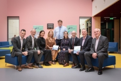 From Left to Right: Dave Lenihan - Speaker,  Seamus Hoyne - TUS/ Sponsor, Alison Hartman - Philip Lee Solicitiors / Compare, Mairead Connolly - Limerick Chamber Vice President, Dr John Cosgrove - TUS / Speaker,  Marian Troy SSE Representative/ Sponsor, Mike Morrisery - Analog Devices,  / Speaker, Pat Keating - Shannon Foynes Port Company / Speaker. Diarmuid Collins- Edwards LifeSciences,