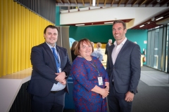 From Left to Right: Sean Golden and Mary Egan both from Limerick Chamber, Shane Walsh - PTSB