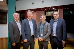 From Left to Right: Diarmuid Collins- Edwards LifeSciences, Damien Garrihy- AIB, Timmy Mulvhill- Edwards LifeSciences, Albert Bennet - AIB.