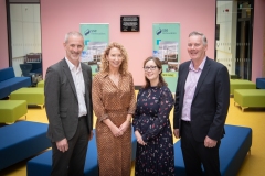 From Left to Right: Mairead Connolly - Limerick Chamber Vice President, Marian Troy SSE Representative/ Sponsor, Seamus Hoyne - TUS/ Sponsor, Pat Keating - Shannon Foynes Port Company / Speaker.