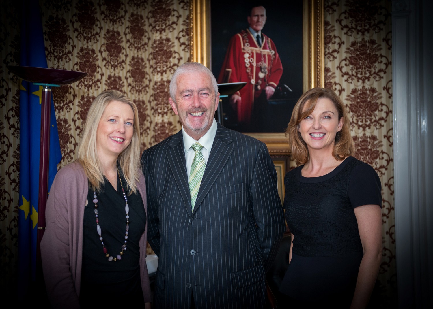 from left to right: Edwina Gore- Limerick Chamber, Gerry O\'Malley - Limerick Post, Marie kelly - Limerick Chamber