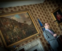 Joe Leddin speaking at the launch