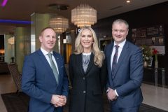 No repro fee: Limerick Chamber and AIB welcome Michael Lohan, IDA for our January Luncheon in the Strand Hotel on the 30th. From left to right: Michael Lohan - CEO/ IDA,  Dee Ryan - CEO Limerick Chamber,  Will Corcoran - IDA,